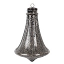 Boule de Noël Noir Couleur argent Ø 21x31 cm