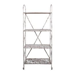 [5Y1242] Wall Rack White 76x47x177 cm