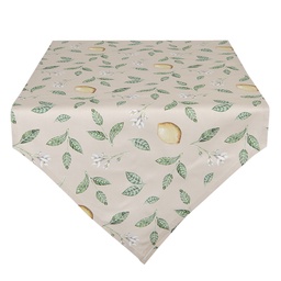 [LEL65] Runner da Tavola Beige, Verde 50x160 cm
