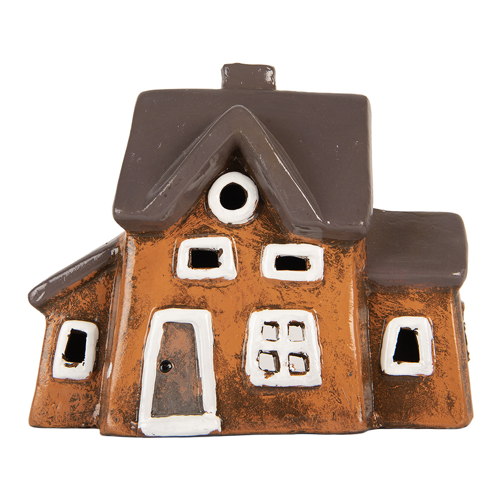 Decoratie huisje 20x11x16 cm