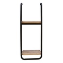 Support mural Marron 30x15x80 cm