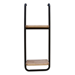[5Y0701] Mensole a Muro Marrone 30x15x80 cm