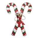Christmas Decoration Candy cane White Red 73x12x94 cm