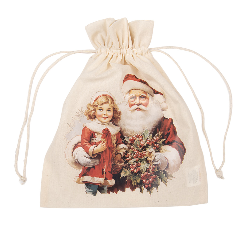 Gift bag White Red 21x1x25 cm