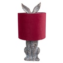 Lampe de table Lapin Marron Rouge Ø 20x43 cm E27/max 1x60W