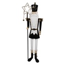 Decoration Statue Nutcracker Black White 30x23x103 cm