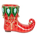 Blumentopf für Innen Stiefel Rot Grün 55x28x44 cm