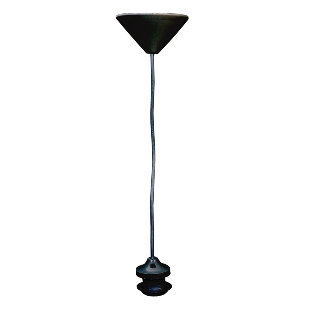 Lamp Cord Black Ø 11x135 cm / E27