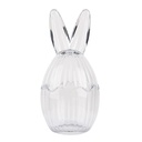 Storage Jar with Lid Transparent Ø 10x21 cm