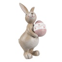 Decoration Rabbit Beige Pink 6x9x15 cm