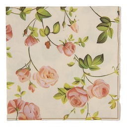 [73141] Paper napkins Beige Pink 33x33 cm (20)