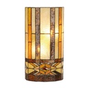 Applique Tiffany Beige, Marrone 20x11x36 cm E14/max 2x40W