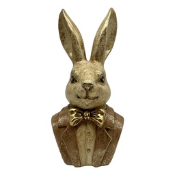 Décoration Lapin Beige Marron 13x10x26 cm