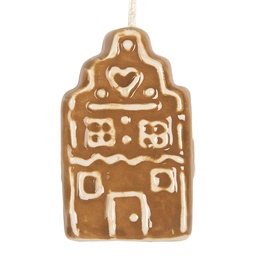 [6CE2356] Decoratie hanger huisje 4x4x6 cm