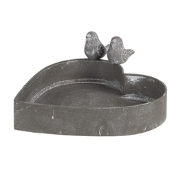 [6Y5583] Plant Holder Grey 19x17x7 cm