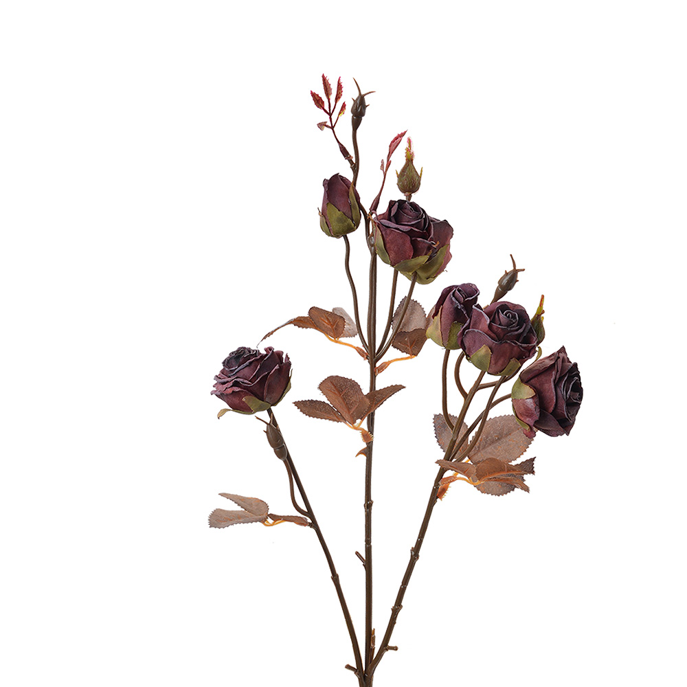 Decoratie tak met bloemen 16x9x73 cm