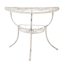 Table d'appoint Blanc 90x48x76 cm