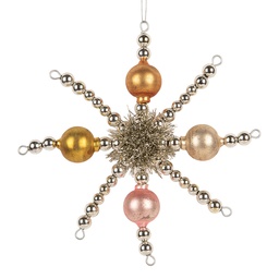 [66534] Palla di natale Color argento Color oro 16x3x16 cm