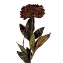 Artificial Flower Red Green 10x10x65 cm