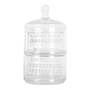Storage Jar with Lid Transparent Ø 17x30 cm