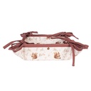 Bread Basket Beige Brown 35x35x8 cm