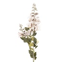 Decorative Artificial Branch with flowers White Green 10x13x100 cm