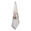 Torchon Beige Marron 50x70 cm