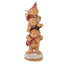 Décoration bonhommes de pain dépice Marron Rouge 10x8x27 cm