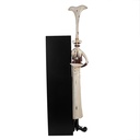 Decoration cook with chalkboard Beige Black 37x14x113 cm