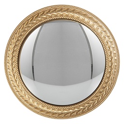 [62S310] Miroir mural Couleur or Ø 13x2 cm