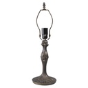 Pied de lampe Lampe de table Tiffany Marron Ø 15x42 cm E27/max 1x60W