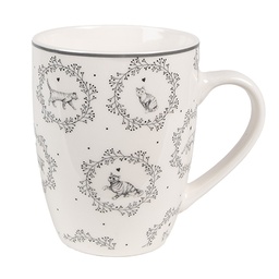 [LGCMU] Tazza Bianco Grigio 12x8x10 cm / 325 ml