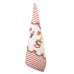 [CCD42] Canovaccio Beige Rosso 50x70 cm