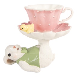 [6PR5937] Decoratie konijn 20x14x17 cm