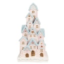 Décoration Maison avec LED Rose Bleu 13x13x26 cm