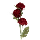 Deko Ast mit Blumen Rot Grün 10x8x64 cm