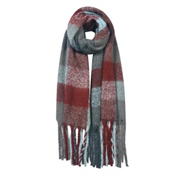 [JZSC0478G] Winterschal Damen Grau 50x180 cm
