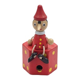 [6H2515] Puntenslijper met Pinokkio 4x4x9 cm