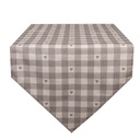 Table Runner Beige Grey 50x160 cm