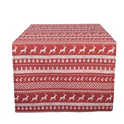 [NOCN64] Table Runner Christmas Red 50x140 cm