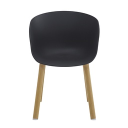 [50895Z] Sedie da Cucina Nero Marrone 54x51x82 cm