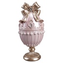 Deko Ei Rosa Goldfarbig Ø 15x31 cm
