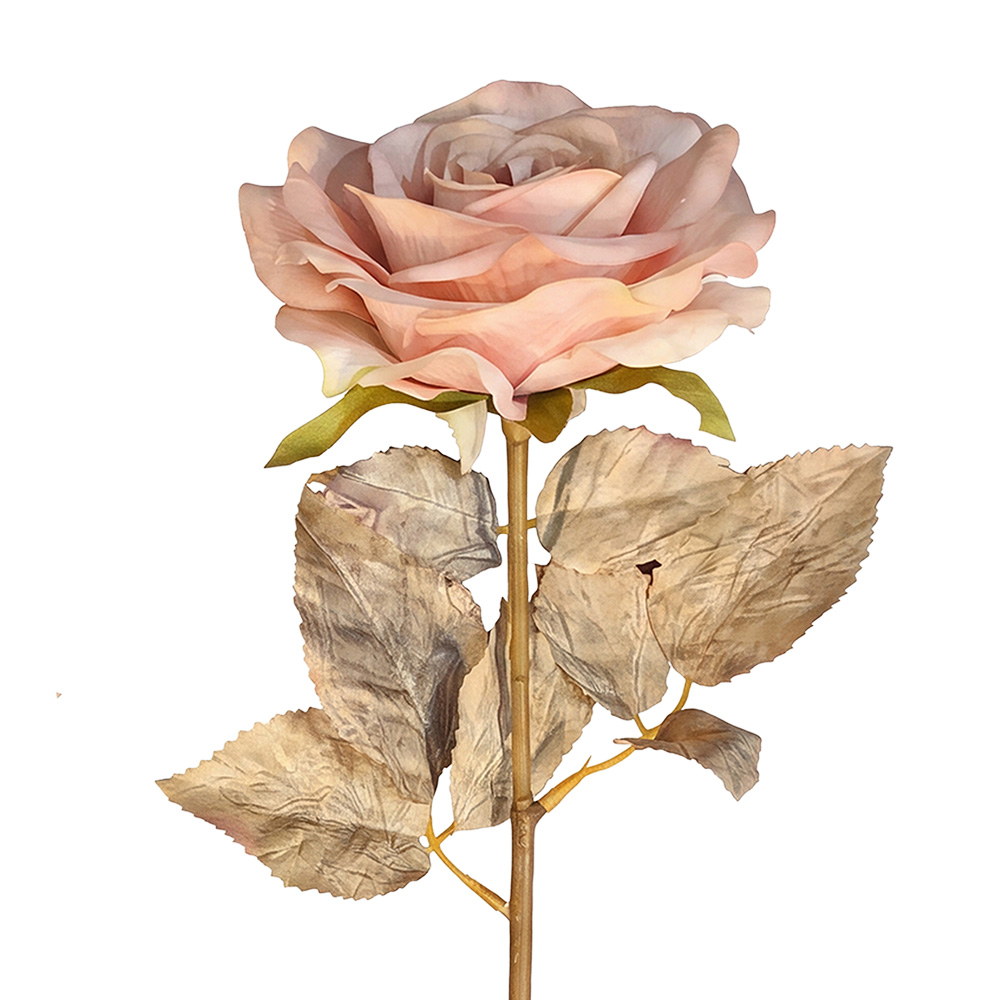 Decorative branch with flowers Pink 63 cm