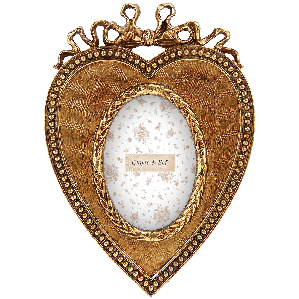 Bilderrahmen Goldfarbig 13x2x18 cm / 6x9 cm