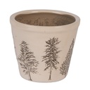 Blumentopf für Innen Beige Grün Ø 12x11 cm