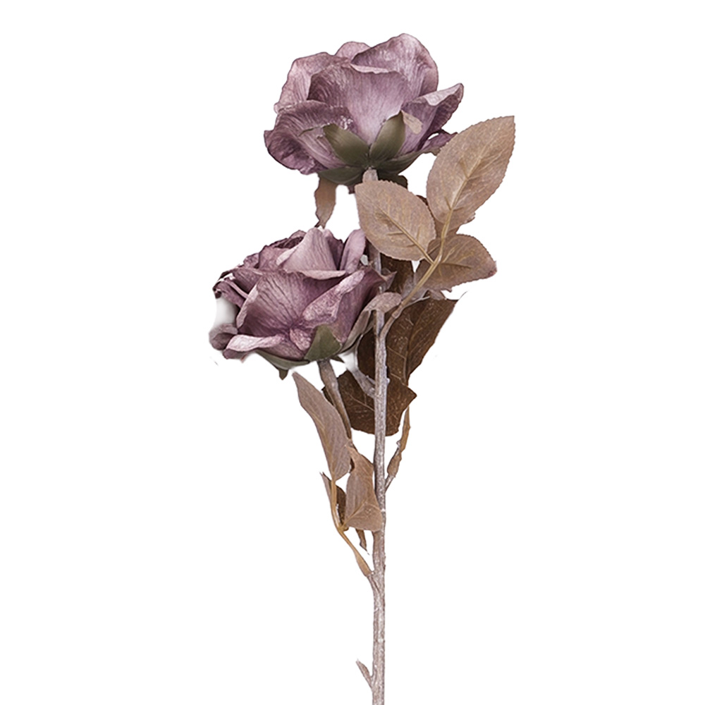 Decorazione ramo con fiori Viola 83 cm
