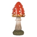 Dekoration Pilz Rot Weiß Ø 5x12 cm