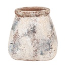 Blumentopf für Innen Beige Grau 10x10x10 cm