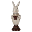 Image de décoration Lapin Gris Marron 13x12x39 cm