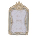 Bilderrahmen Grau Goldfarbig 13x2x21 cm / 10x15 cm